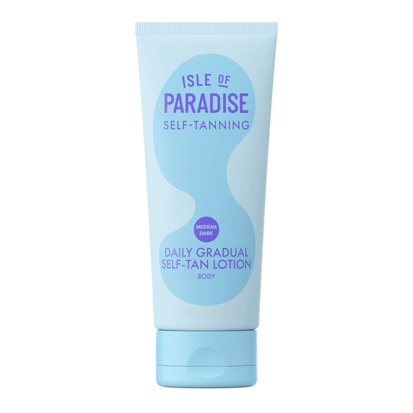 Daily Gradual Self-Tan Lotion by IOP self-tan body lotion in MediumDark with lightweight body lotion texture
